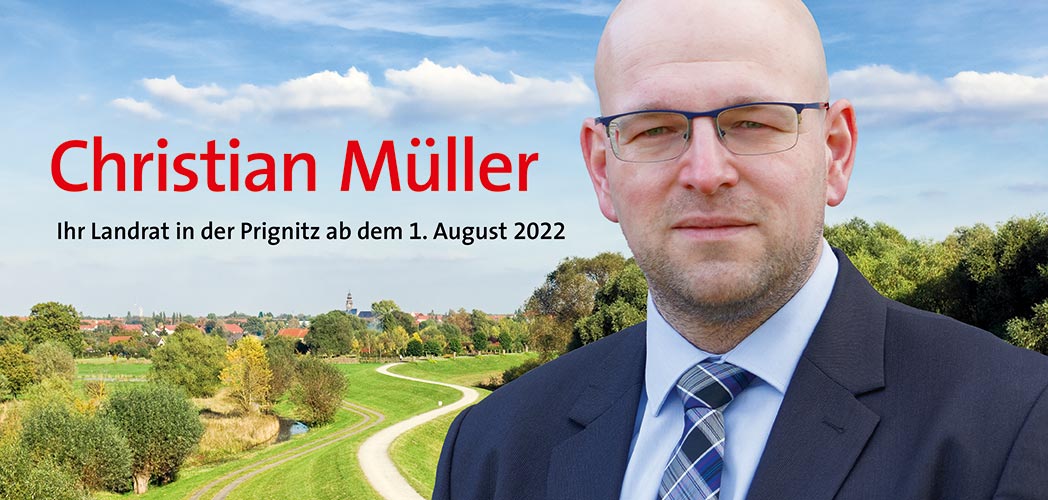 Christian Müller, Landrat in der Prignitz ab dem 1. August 2022